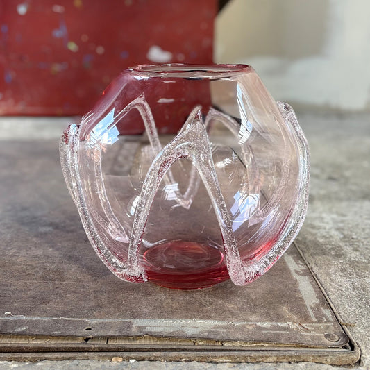 Kodanska Faith Vase Circle Art, D30 cm Vase Pink W/Art
