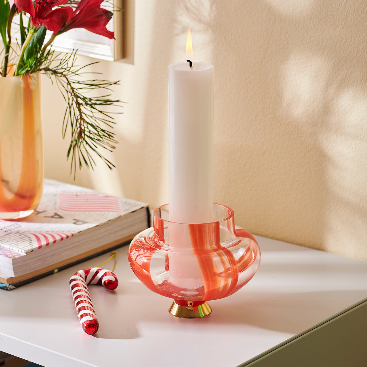 Kodanska I Am Not Perfect Candle Holder Small Candle holder Cherry