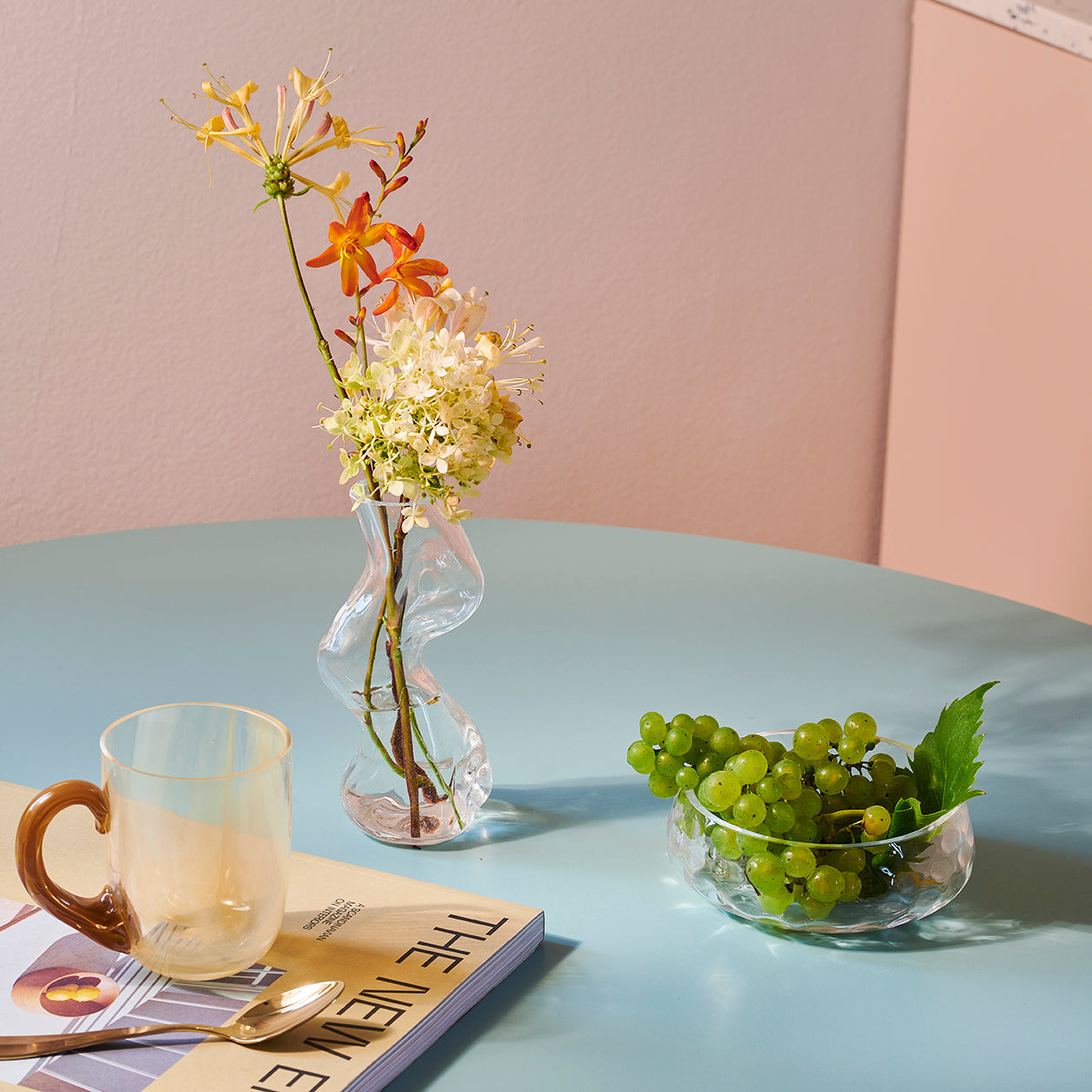 Kodanska The Road Vase Vase Blue Smoke