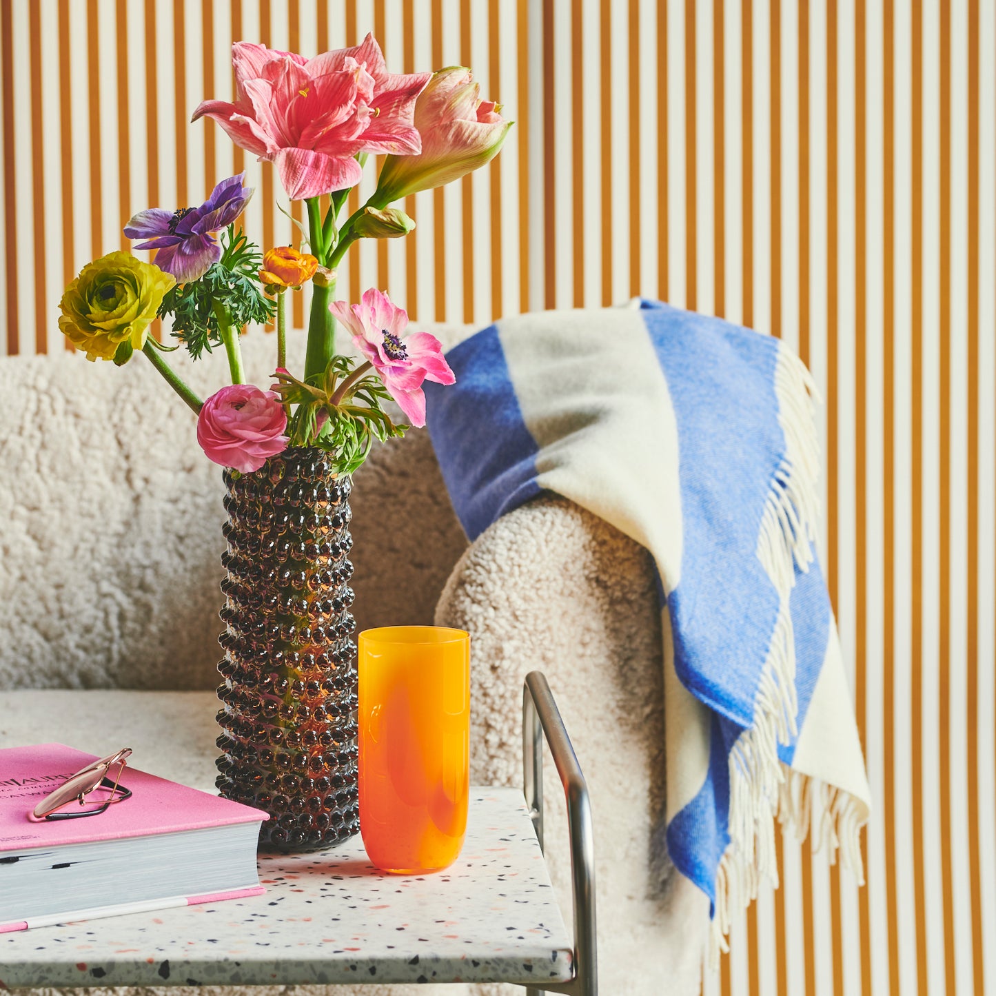 Kodanska Danish Summer Karaffel Carafe / Vase Blue