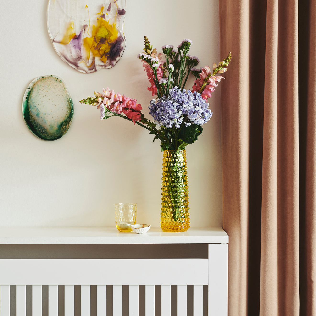 Kodanska Danish Summer Karaffel Carafe / Vase Yellow