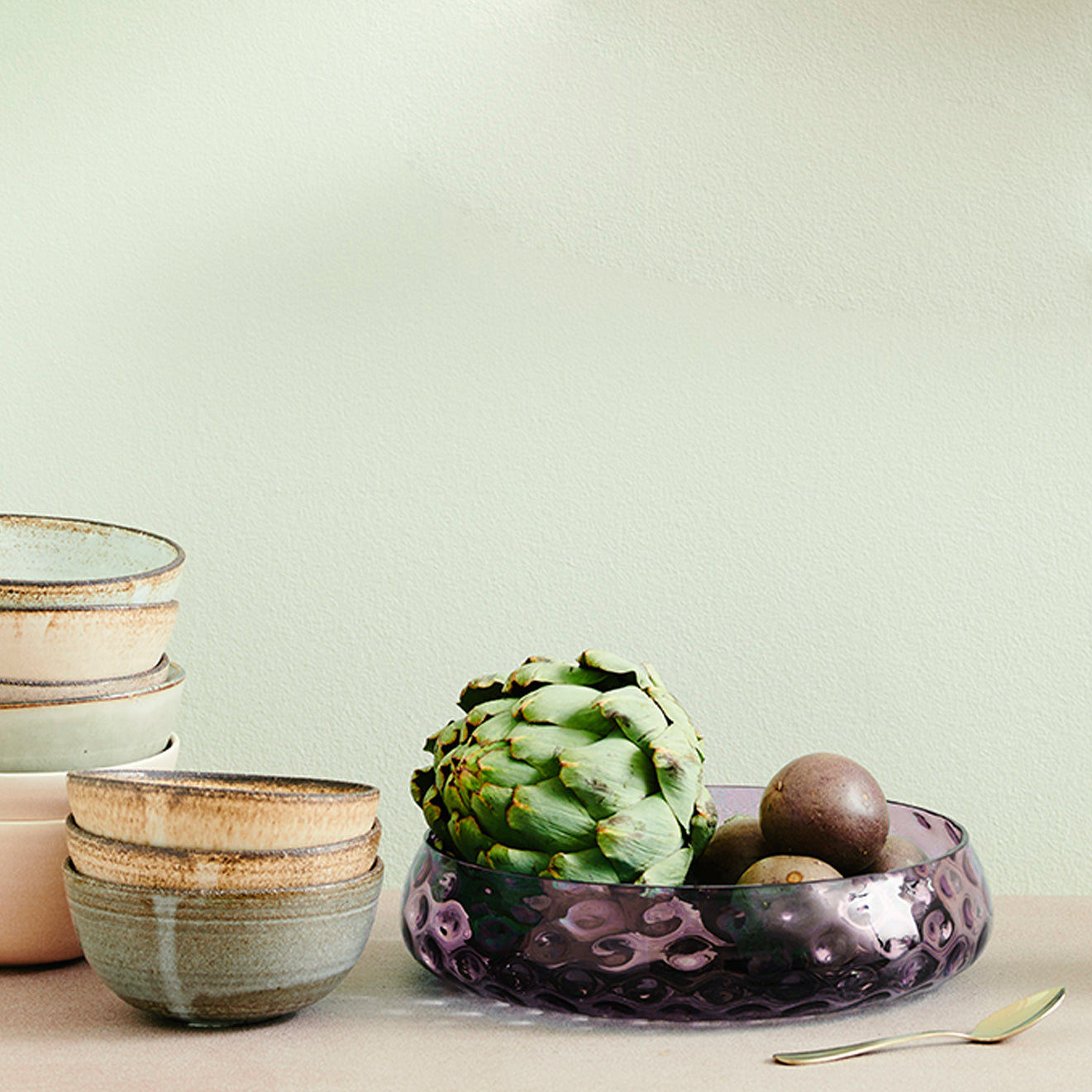 Kodanska Danish Summer Skål Large Bowl Black Smoke