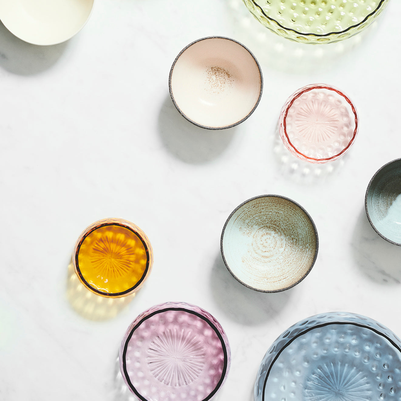 Kodanska Danish Summer Skål Small Bowl Blue Smoke