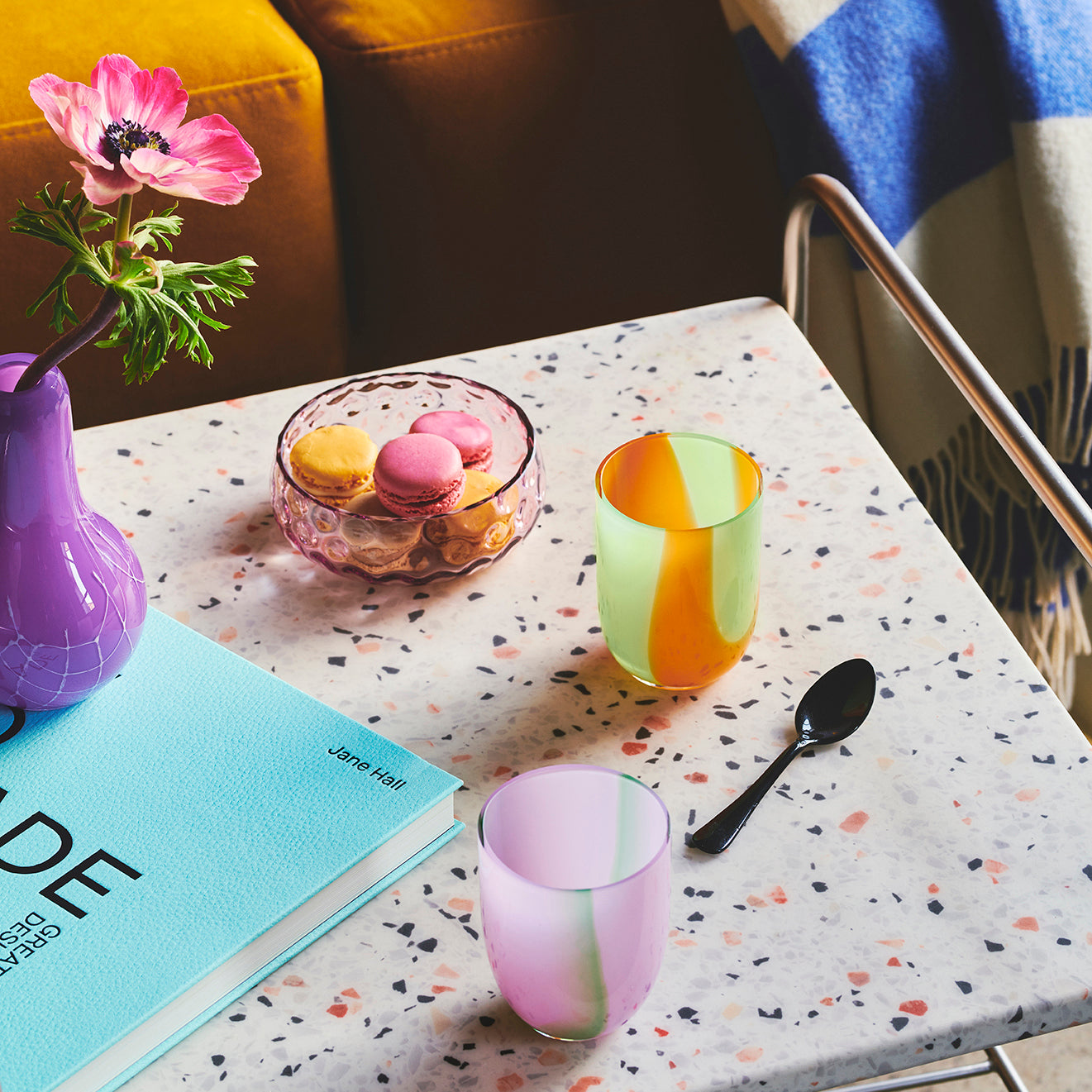 Kodanska Danish Summer Skål Small Bowl Purple