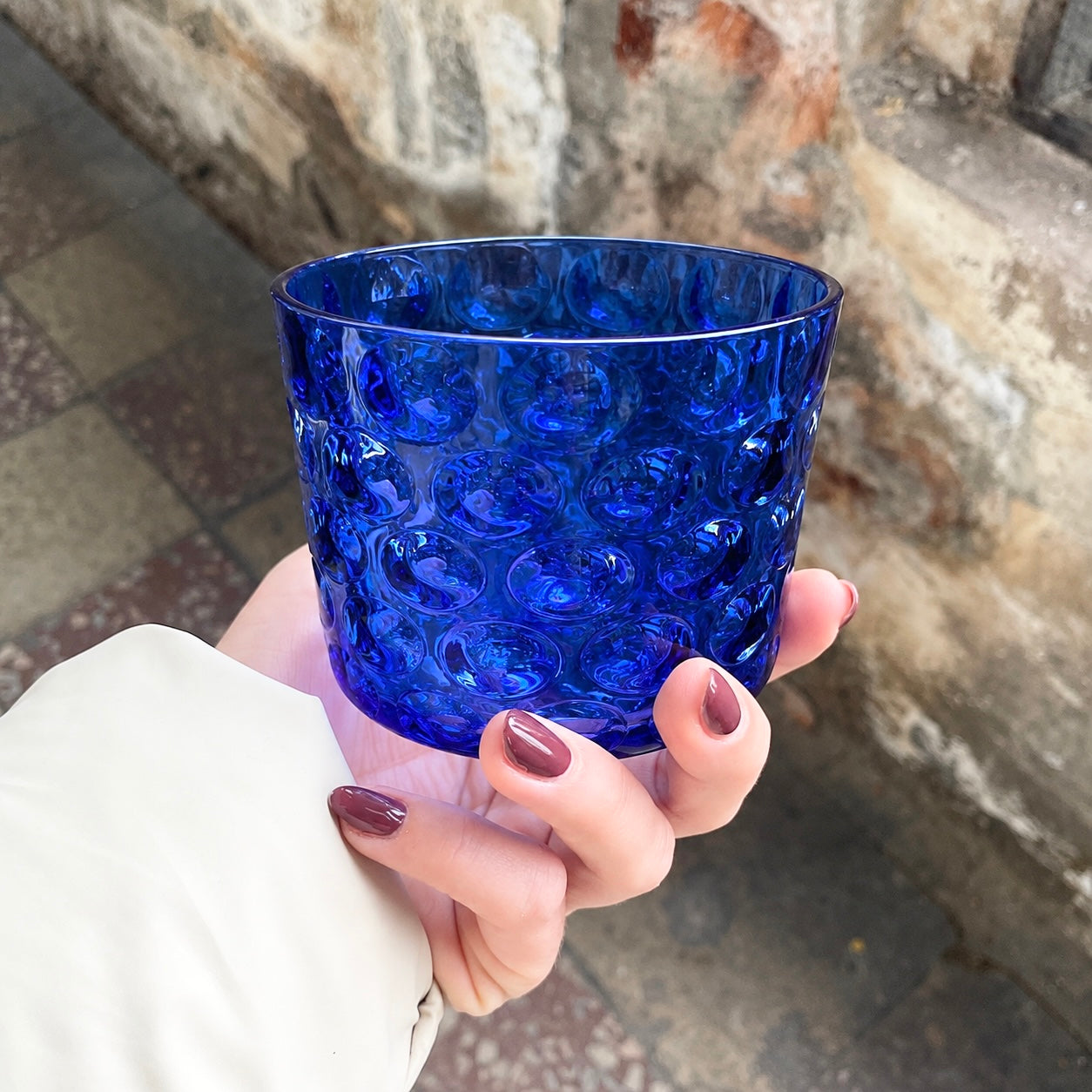 Kodanska Danish Summer Bowl 01 Big Drops Bowl Blue