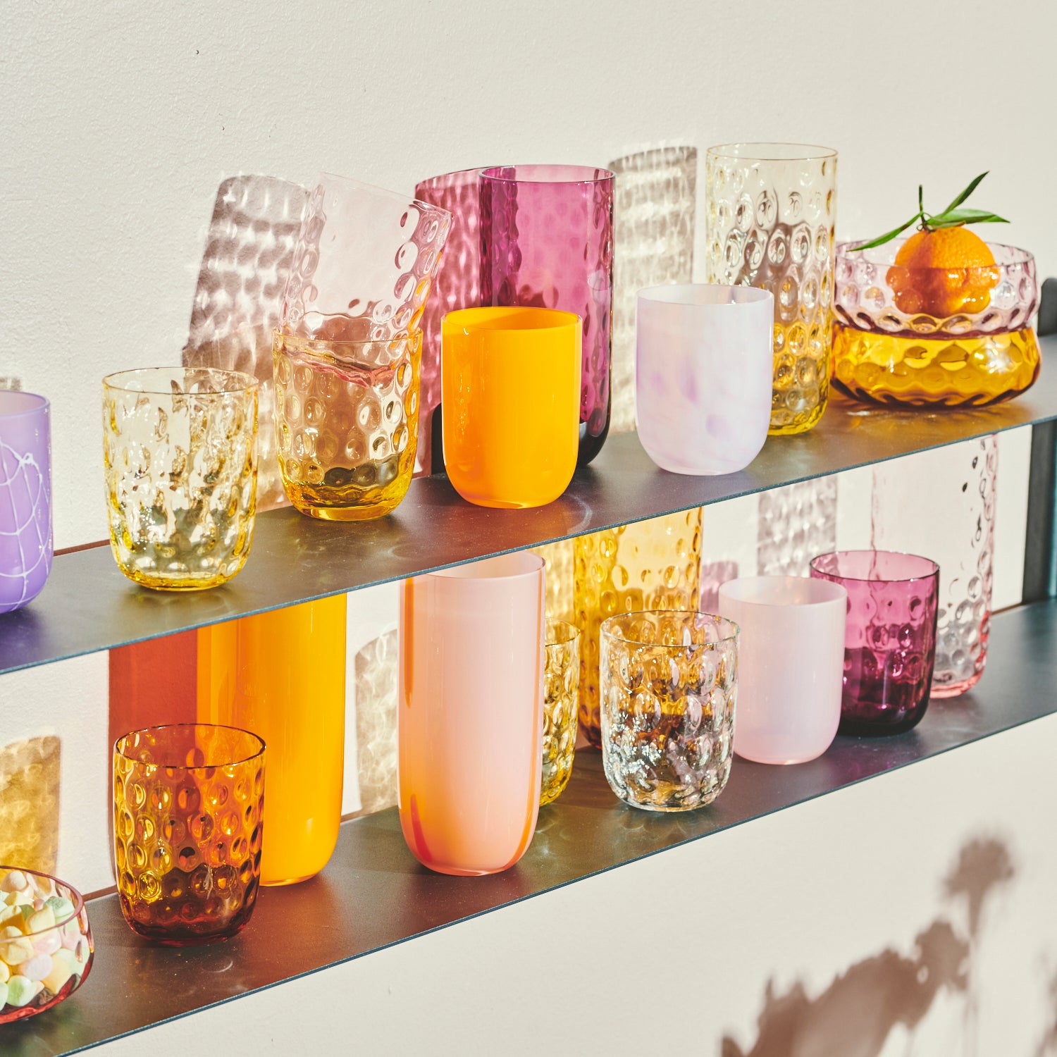 Kodanska Danish Summer Tumbler Big Drops Water Glass