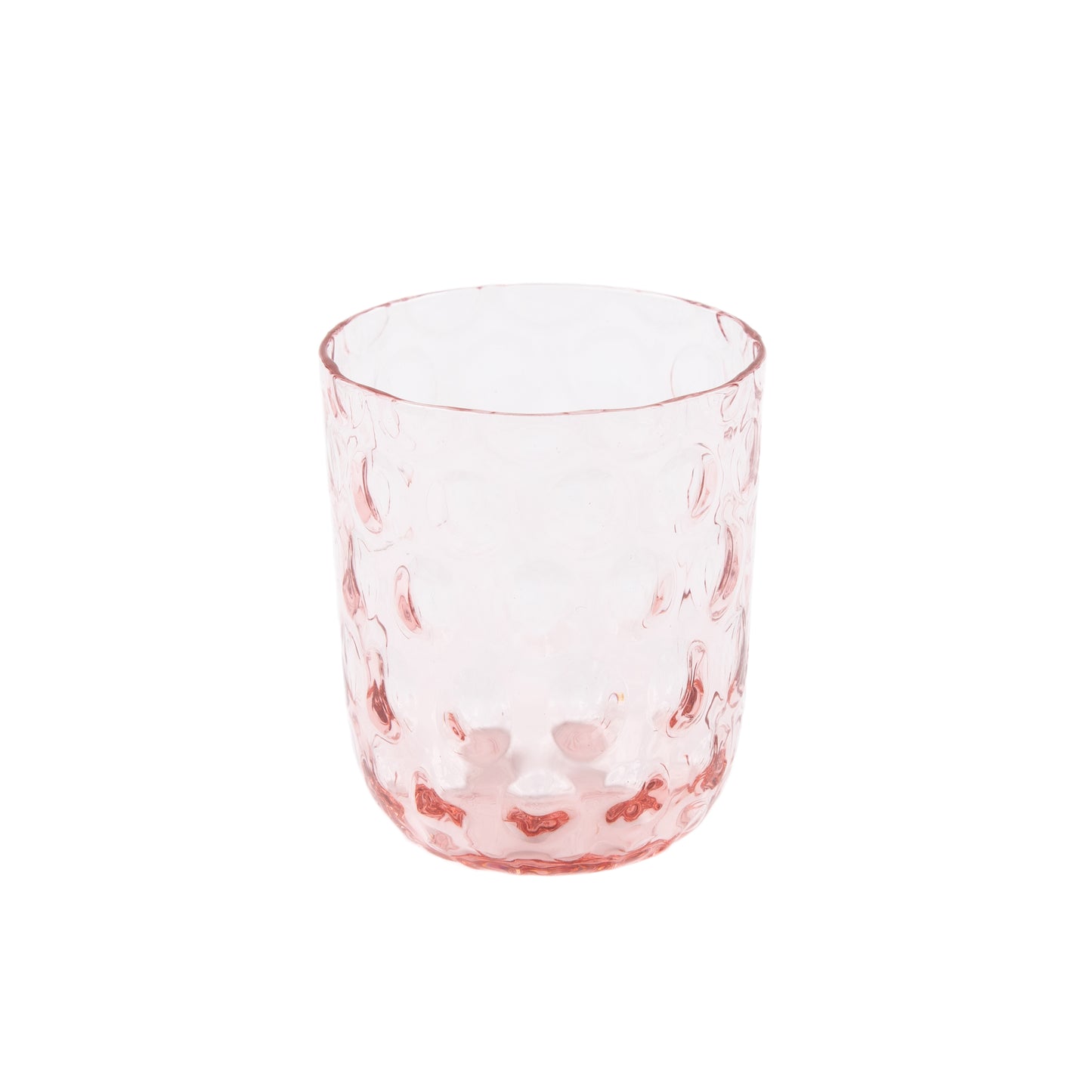 Kodanska Danish Summer Tumbler Big Drops Water Glass Pink