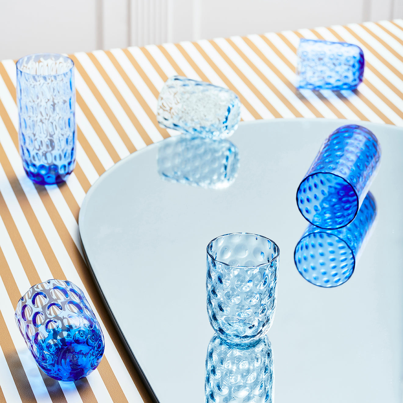 Kodanska Danish Summer Tumbler Small Drops Water Glass