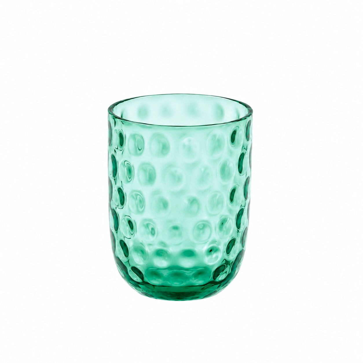 Kodanska Danish Summer Tumbler Small Drops Water Glass Forest Moss