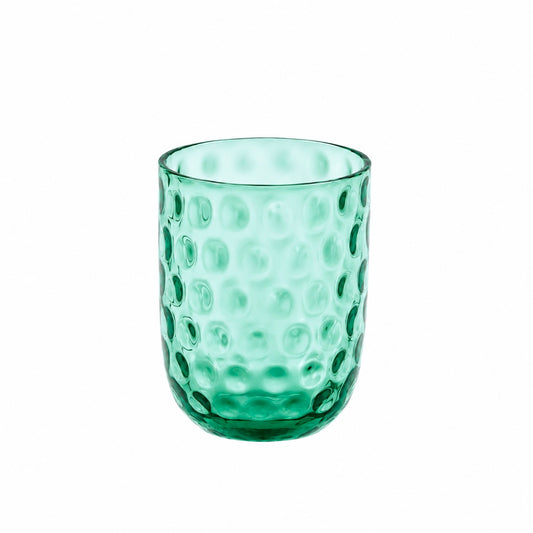 Kodanska Danish Summer Tumbler Small Drops Water Glass Forest Moss