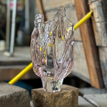 Kodanska Faith Vase 01 Art, 25cm Vase Pink W/Art