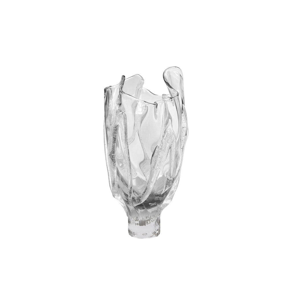 Kodanska Faith Vase 02 Art Vase Clear w. Sand Art Denmark