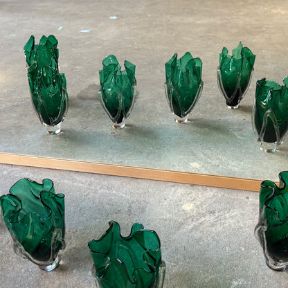 Kodanska Faith Vase 02 Art Vase Green W/Art