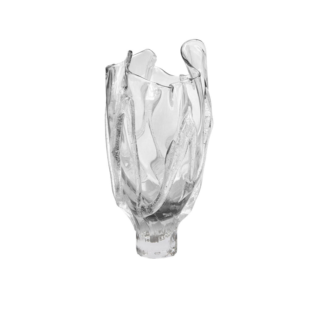 Kodanska Faith Vase 03 Art Vase Clear w. Sand Art Denmark