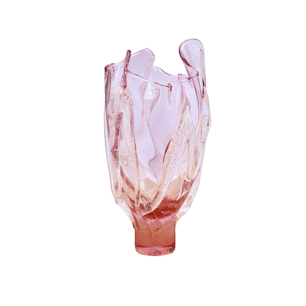 Kodanska Faith Vase 03 Art Vase Pink w. Sand Art Denmark