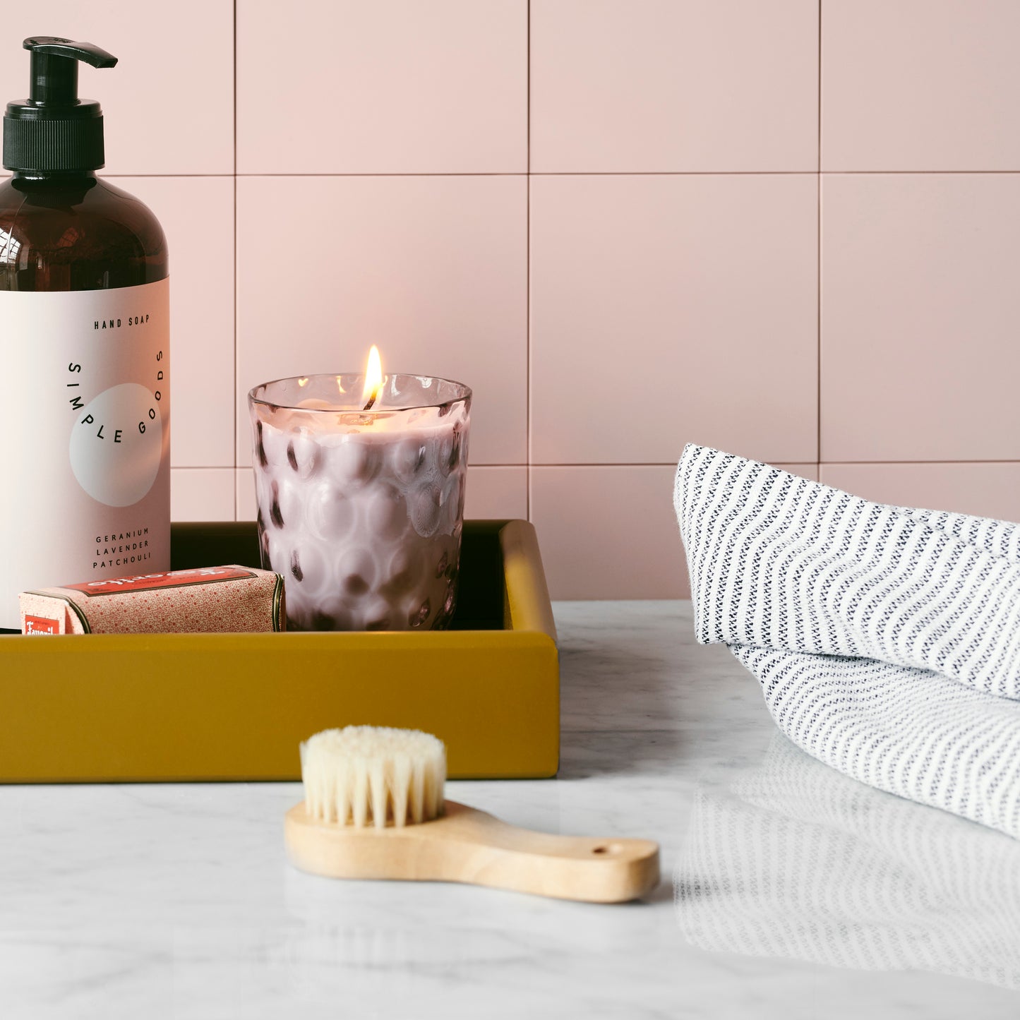Kodanska Danish Summer Duftelys Scented Candle Pink
