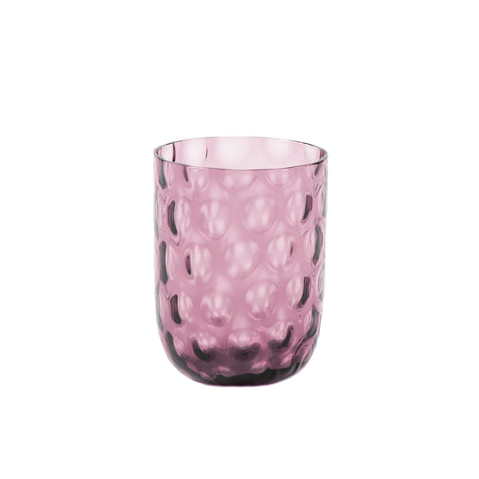 Kodanska Danish Summer Glas Big Drops Water Glass Dark Purple