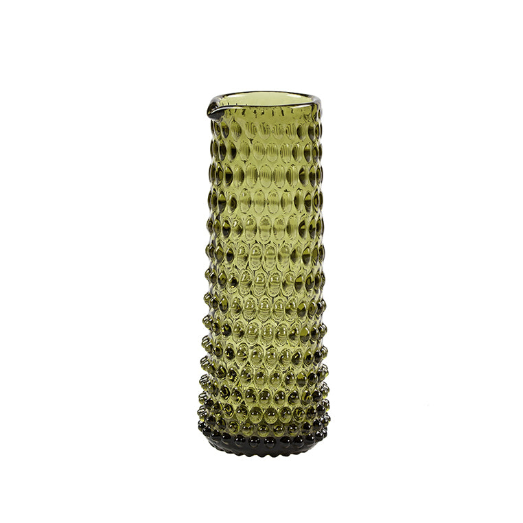 Kodanska Danish Summer Karaffel Carafe / Vase Olive Green
