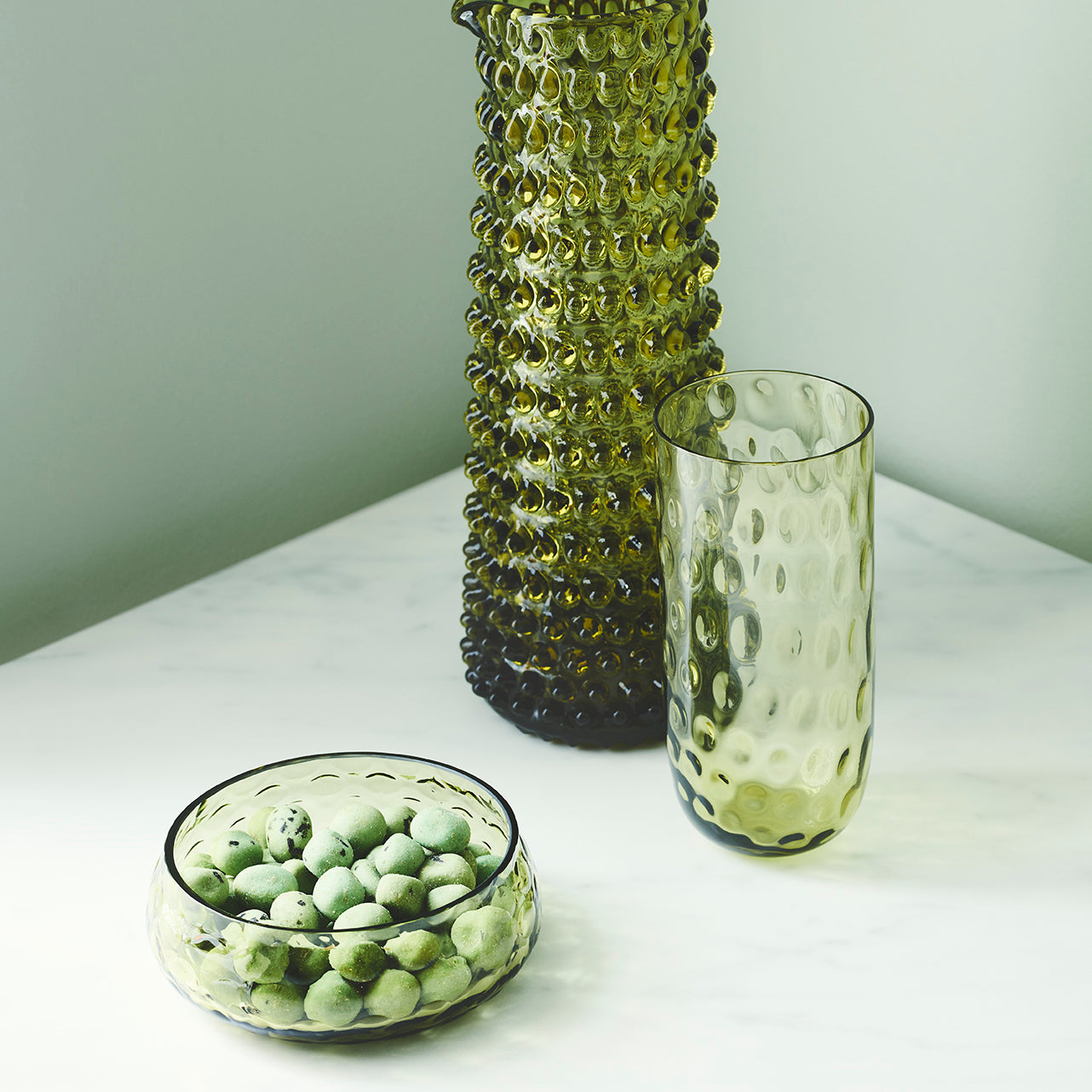 Kodanska Danish Summer Skål Medium Bowl Olive Green