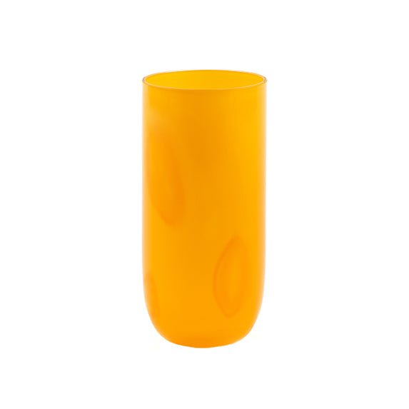 Kodanska Flow Højt Glas Water Glass Orange W. Dots