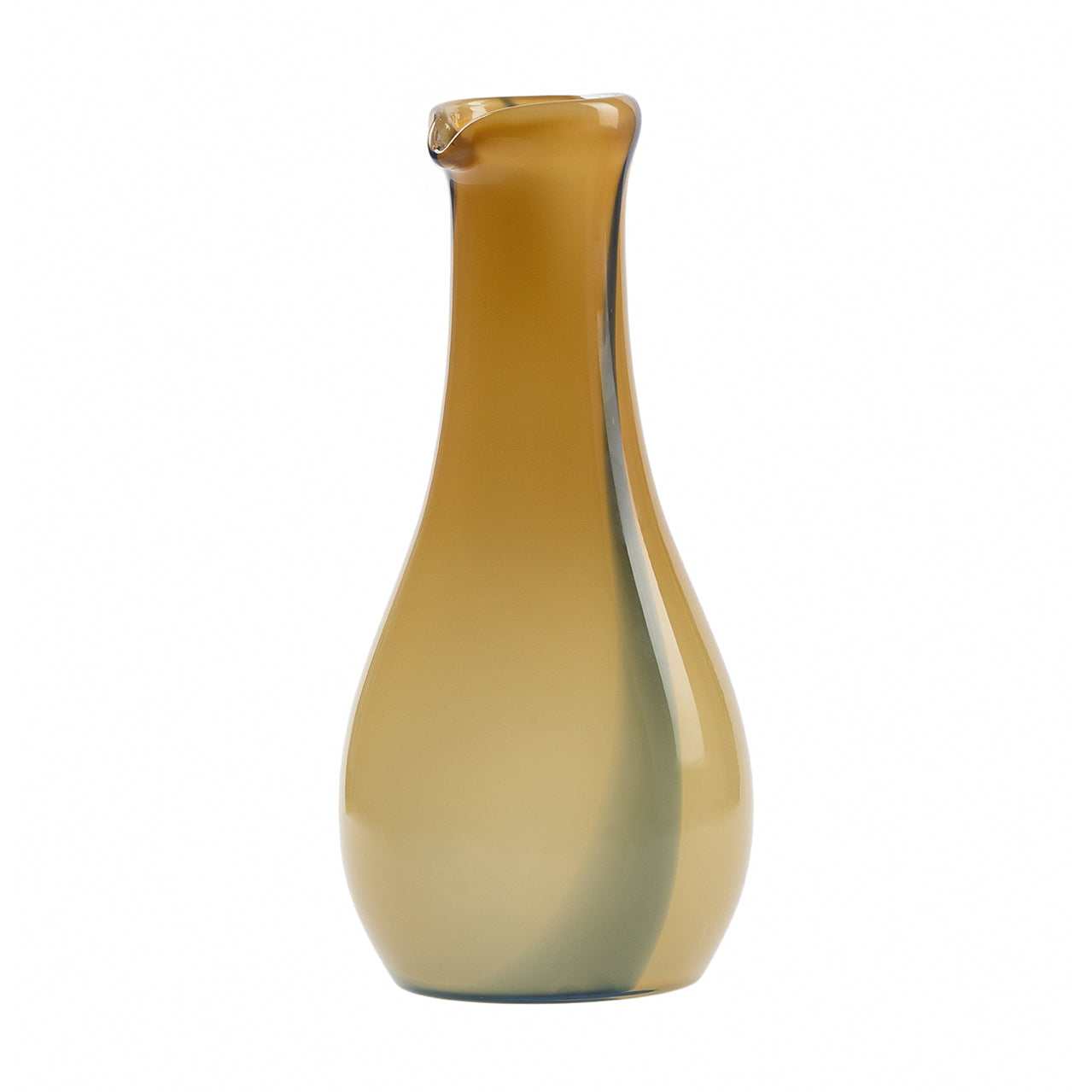 Kodanska Flow Karaffel Carafe / Vase Beige w. Blue Stripes