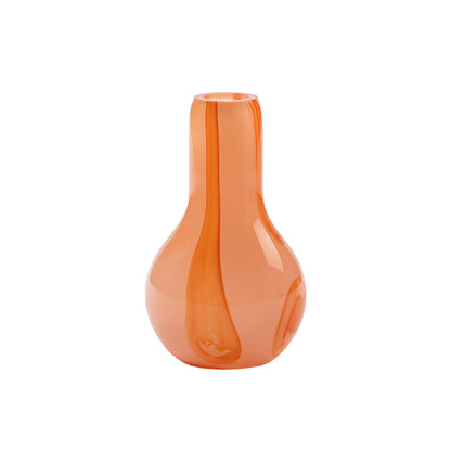 Kodanska Flow Vase Mini Vase Pink W. Red Stripes